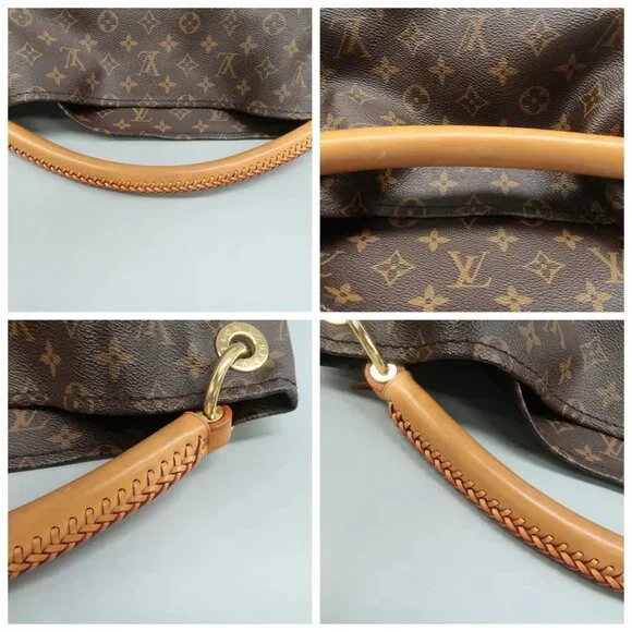 100% Authentic Louis Vuitton Artsy GM Brown Monogram Canvas Shoulder Bag - Picture 7 of 12